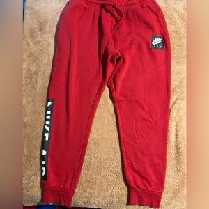 Men’s Nike sweatpants, xxl, Red.